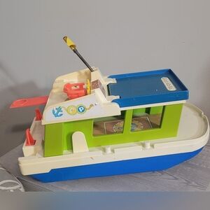 Fisher Price Vintage 1972 985 Little People Happy House Boat Toy